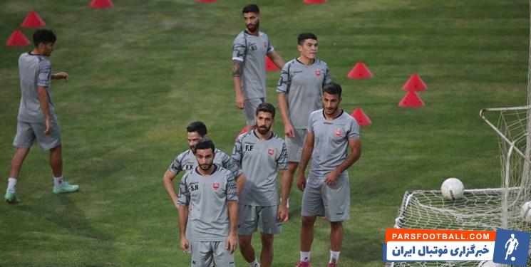 برگزاری آخرین تمرین پرسپولیس پیش از دیدار دوستانه با مس کرمان ؛ غیبت پنج بازیکن به دلیل مصدومیت