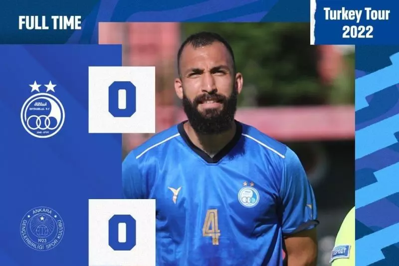 استقلال در دیداری دوستانه مقابل تیم گنچلر بیرلیگی به تساوی رسید