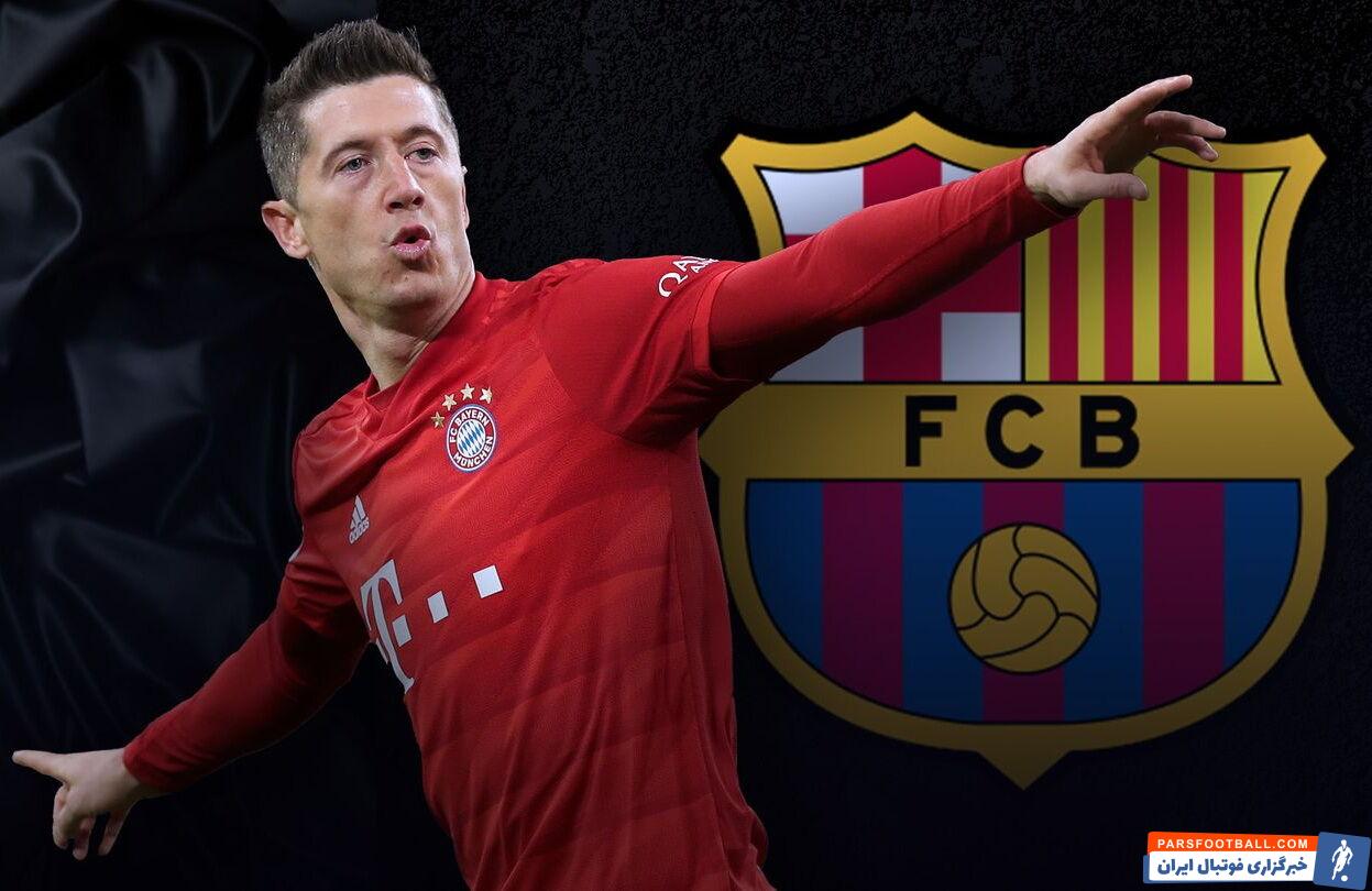 تصاویری از اولین حضور لواندوفسکی در تمرین بارسلونا