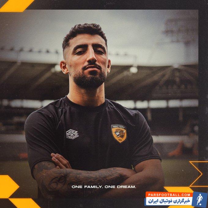 امضای قرارداد دائمی و 4 ساله اللهیار صیادمنش با هال سیتی انگلیس