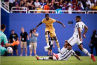 بارسلونا ؛ شادی پس از گل جالب عثمان دمبله