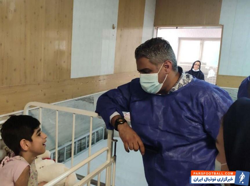 اقدام خیرخواهانه فرزاد مجیدی در بابل ؛ کودک استقلالی به آرزویش رسید