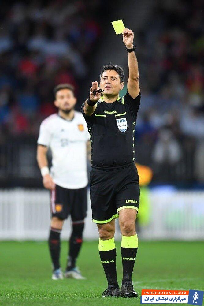 داور بین المللی ایران منچستریونایتد و استون ویلا را سوت زد ؛ تساوی انگلیسی ها با قضاوت علیرضا فغانی