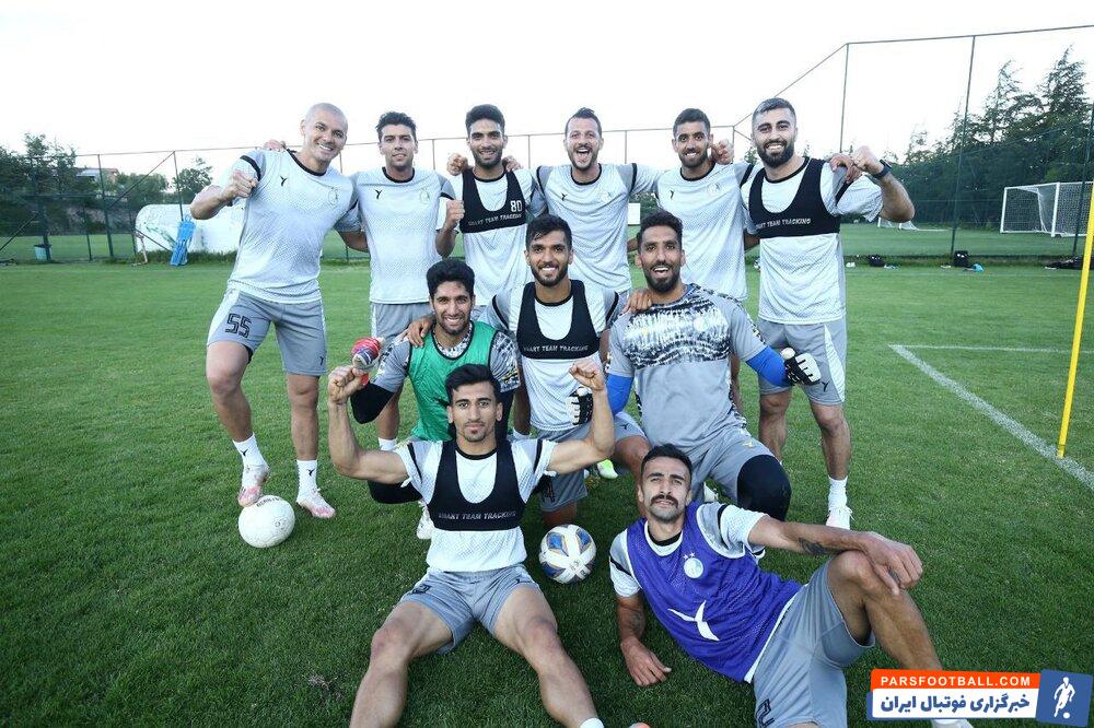 تغییر چهره خاص ارسلان مطهری در تمرینات استقلال