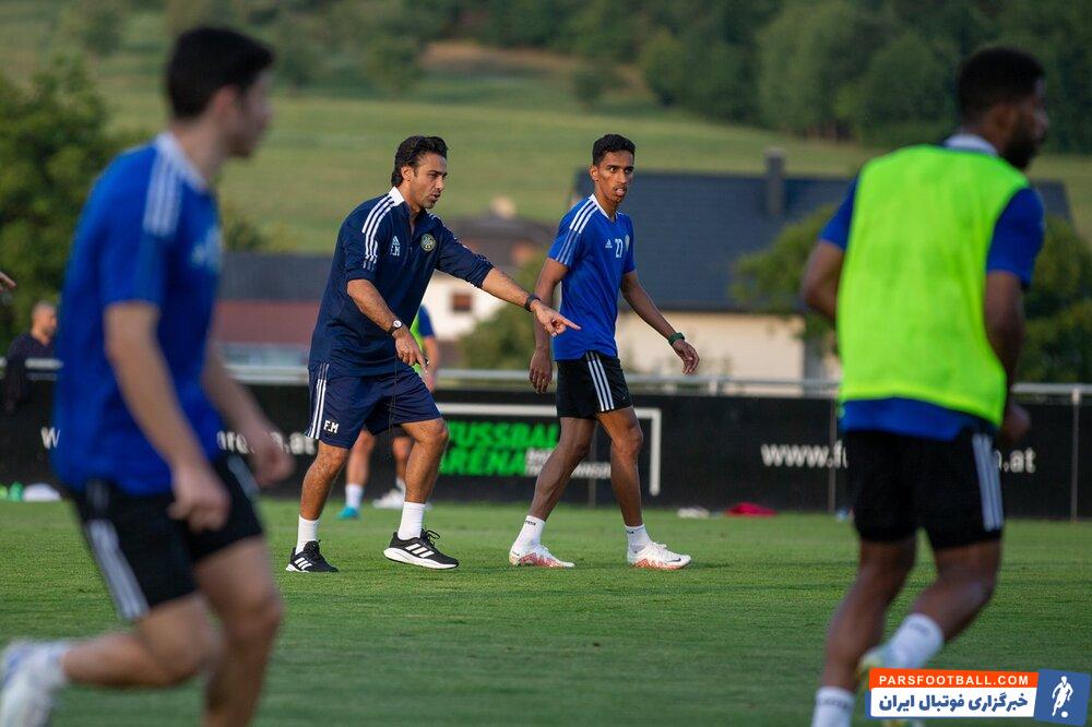فرهاد مجیدی ؛ حضور فرهاد مجید در تمرینات تیم اتحاد کلبا امارات