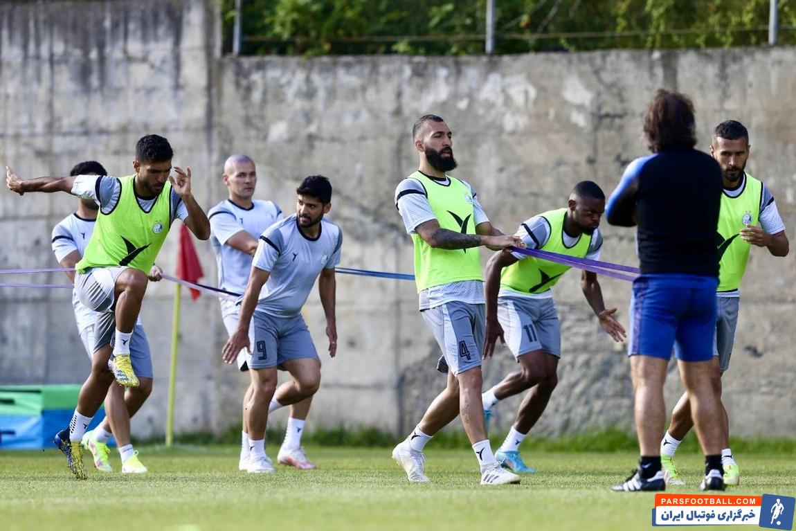 تمرین 27 تیر استقلال : شادابی بازیکنان در تمرینات مربی پرتغالی آبی ها
