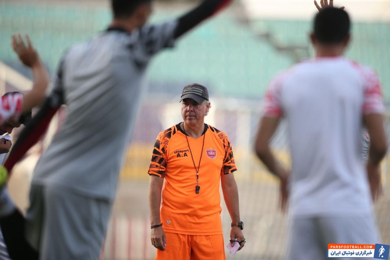 په په لوسادا میدان دار اصلی اولین تمرین پرسپولیس برای فصل جدید