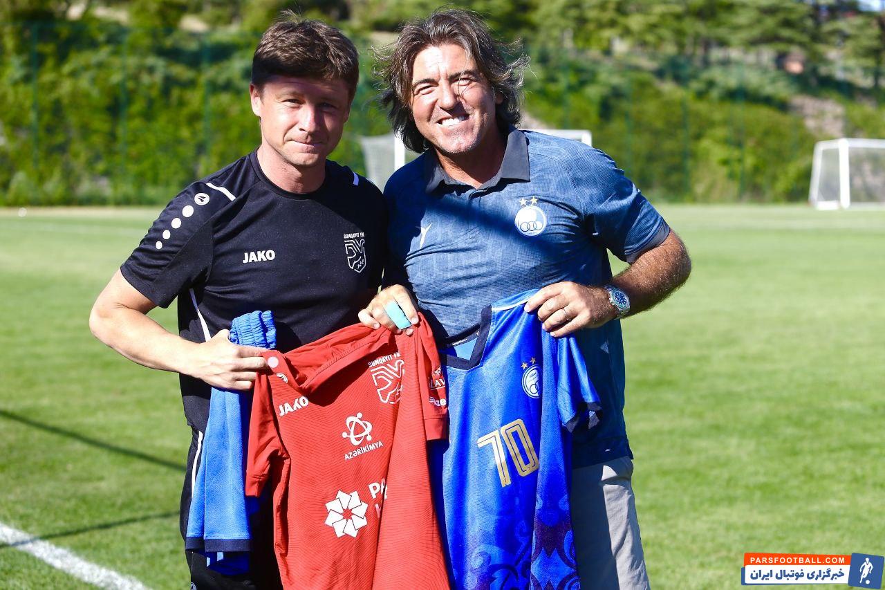 پیروزی استقلال مقابل سومقاییت آذربایجان در برابر دیدگان سرمربی تیم ملی