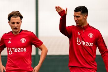 رونالدو بالاخره با منچستریونایتد تمرین کرد