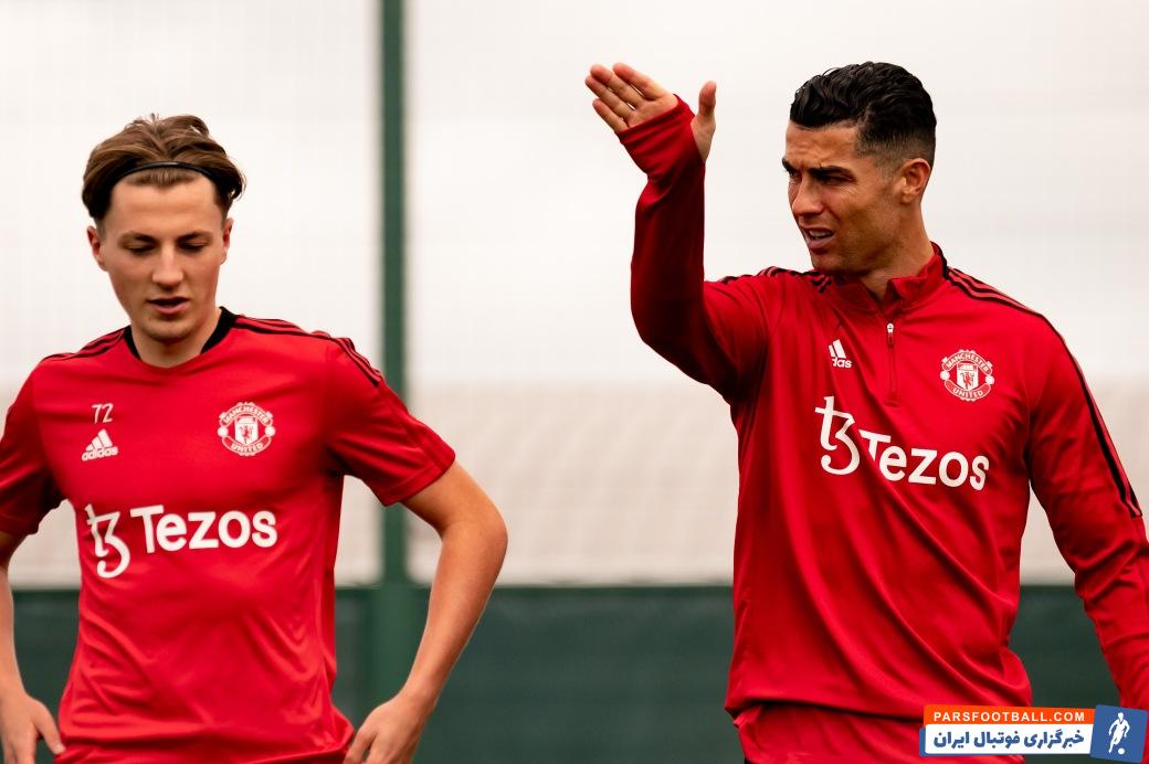 رونالدو بالاخره با منچستریونایتد تمرین کرد