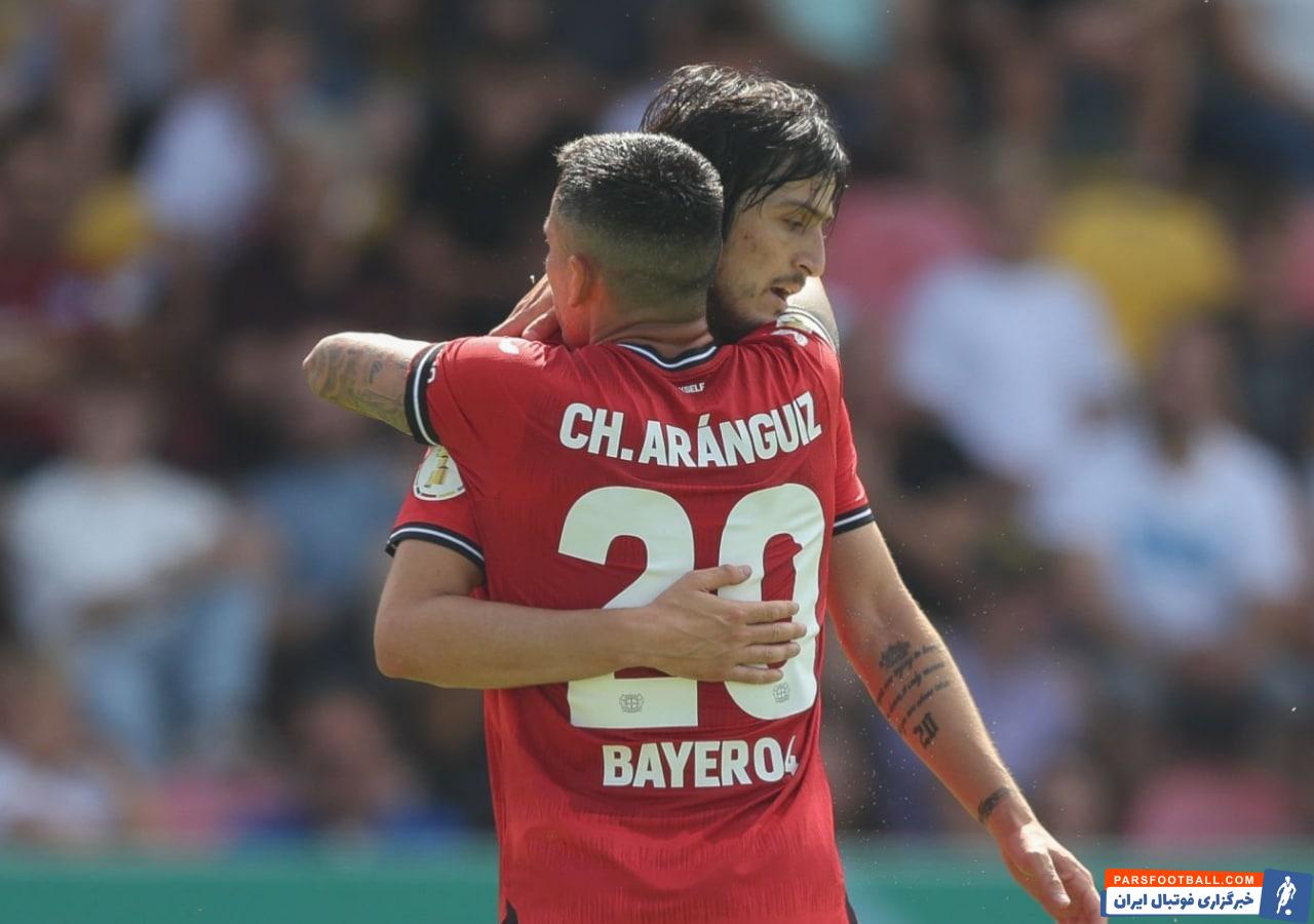 حذف زودهنگام بایرلورکوزن از جام حذفی آلمان در حضور یک نیمه ای سردار آزمون