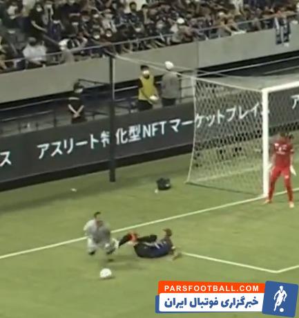 نیمار ؛ پنالتی مشکوک بر روی نیمار برابر گامبا اوزاکا در دیدار دوستانه