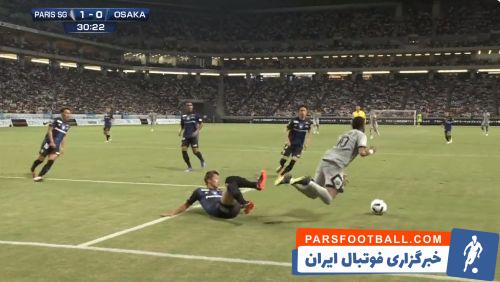 نیمار ؛ پنالتی مشکوک بر روی نیمار برابر گامبا اوزاکا در دیدار دوستانه