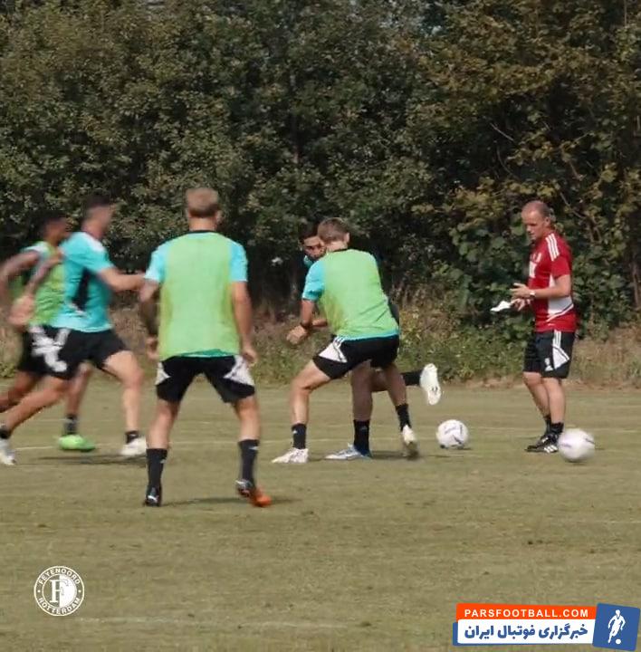 جهانبخش ؛ پاس گل پشت پای جهانبخش در تمرینات فاینورد