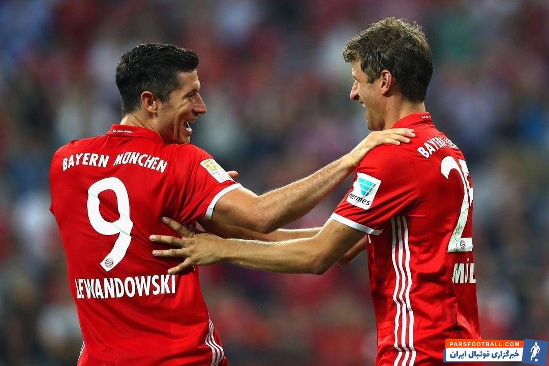 لواندوفسکی ؛ توماس مولر خطاب به لواندوفسکی : بهترین آرزوها را برای آینده تو دارم!