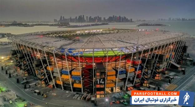 عکسی از استادیوم ۹۷۴ قطر برای جام جهانی
