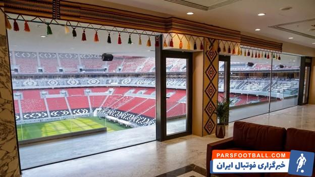 تصویری از اتاق های وی آی پی در استادیوم البیت قطر