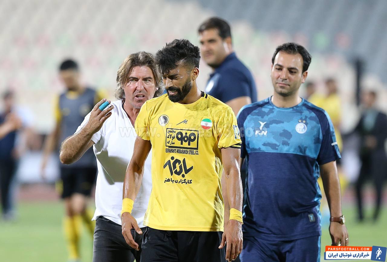 درگیری لفظی ریکاردو ساپینتو و رامین رضاییان