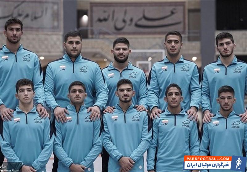 قهرمانی تیم ملی کشتی آزاد جوانان ایران در رقابت های قهرمانی جهان