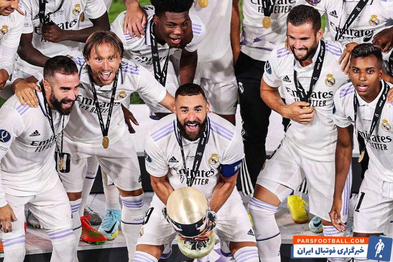 قهرمانی رئال مادرید در سوپرجام اروپا با غلبه بر آینتراخت فرانکفورت