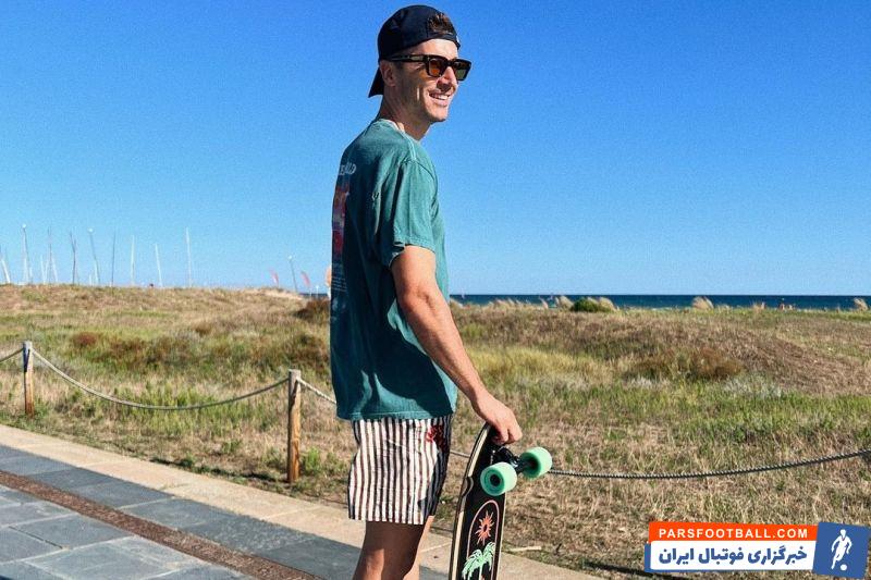 اسکیت بازی روبرت لواندوفسکی پس از درخشش برابر رئال سوسیداد