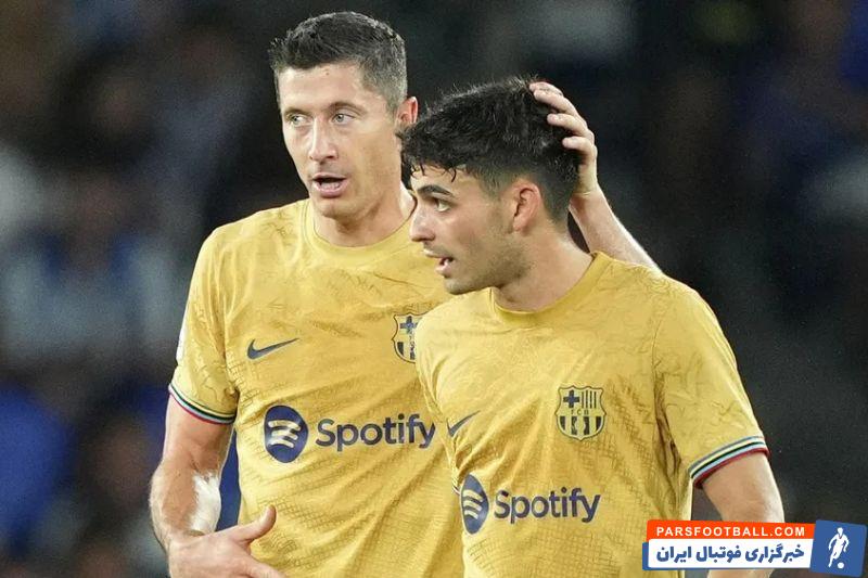 پدری و لداندوفسکی در بارسلونا