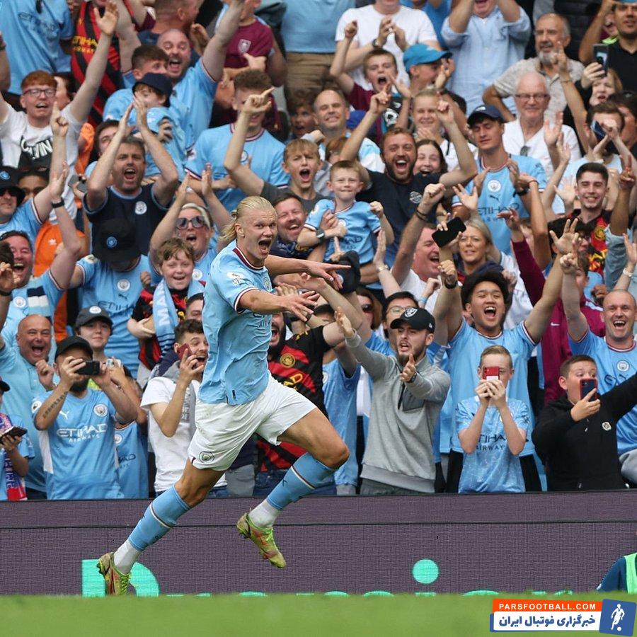 پیروزی شیرین منچسترسیتی برابر کریستال پالاس با هت تریک ارلینگ هالند