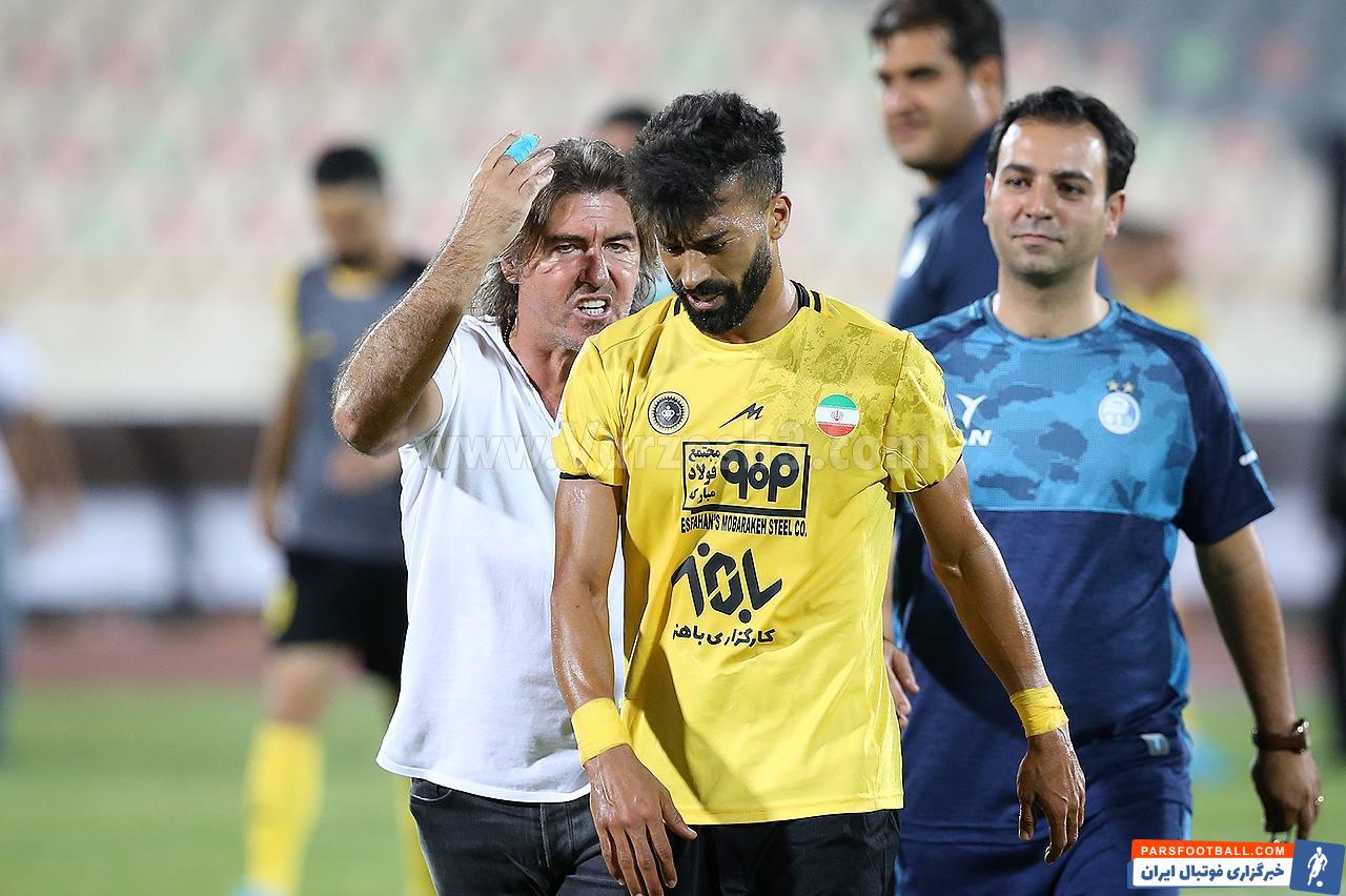 درگیری لفظی ریکاردو ساپینتو و رامین رضاییان