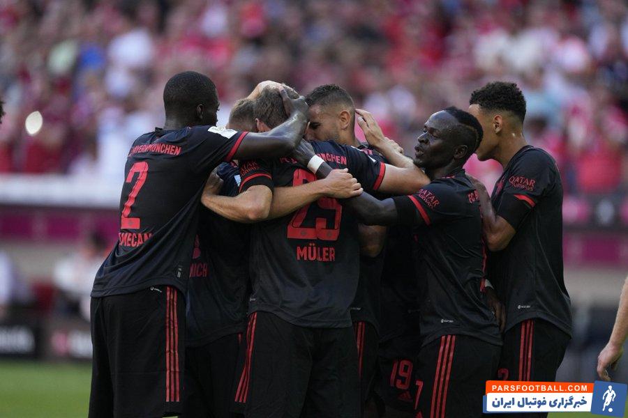 پیروزی بایرن مونیخ برابر ولفسبورگ با 2 گل