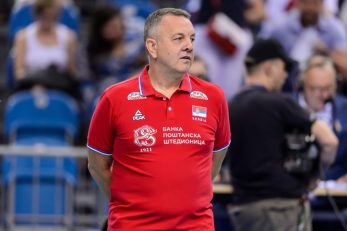 تیم ملی والیبال ایران برابر صربستان