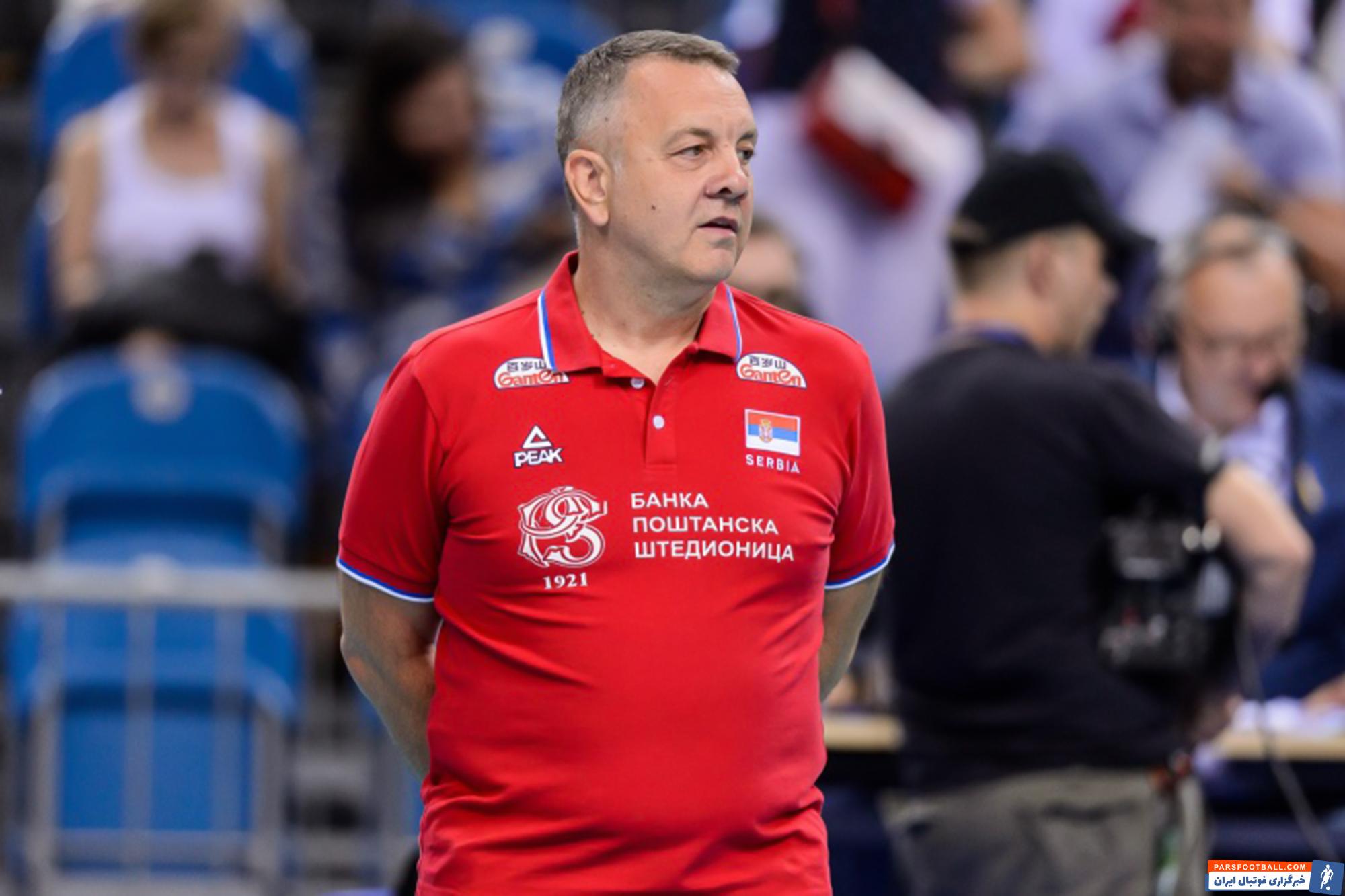 تیم ملی والیبال ایران برابر صربستان