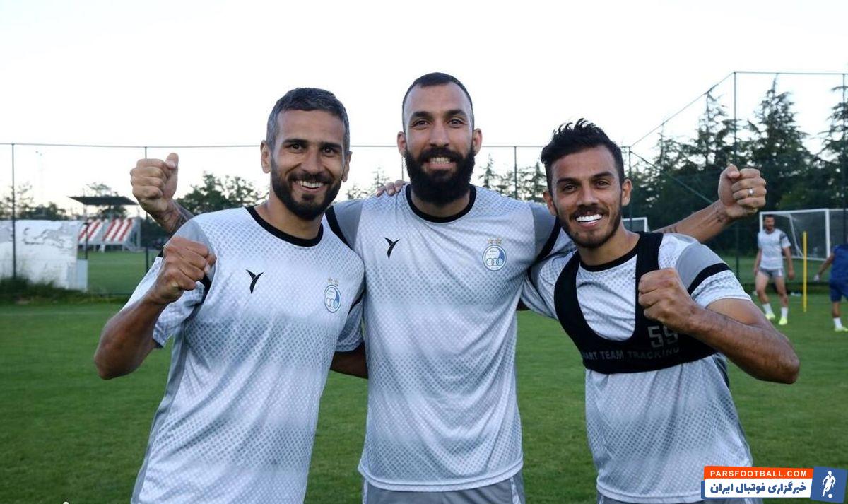 سجاد شهباززاده مهاجم نوک استقلال مقابل سپاهان