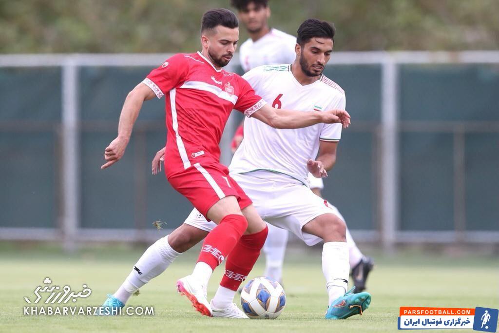 چهره درخشان سروش رفیعی با پیراهن شماره 7 پرسپولیس در بازی های دوستانه
