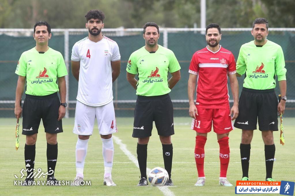 کاپیتانی کامیابی نیا در دیدار دوستانه پرسپولیس و تیم امید