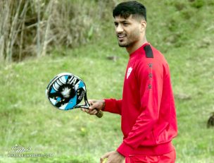 محمد محبی فردا در تمرین استقلال