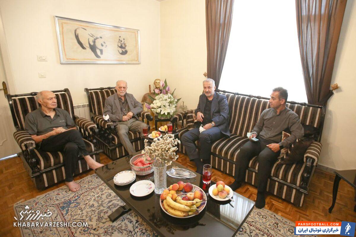 عیادت مدیرعامل پرسپولیس از یک پیشکسوت