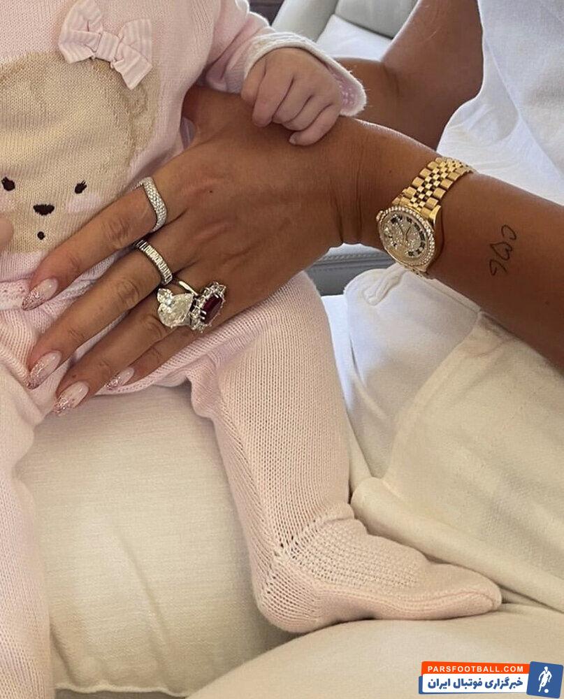 خالکوبی عاشقانه جورجینا رودریگس برای کریستیانو رونالدو