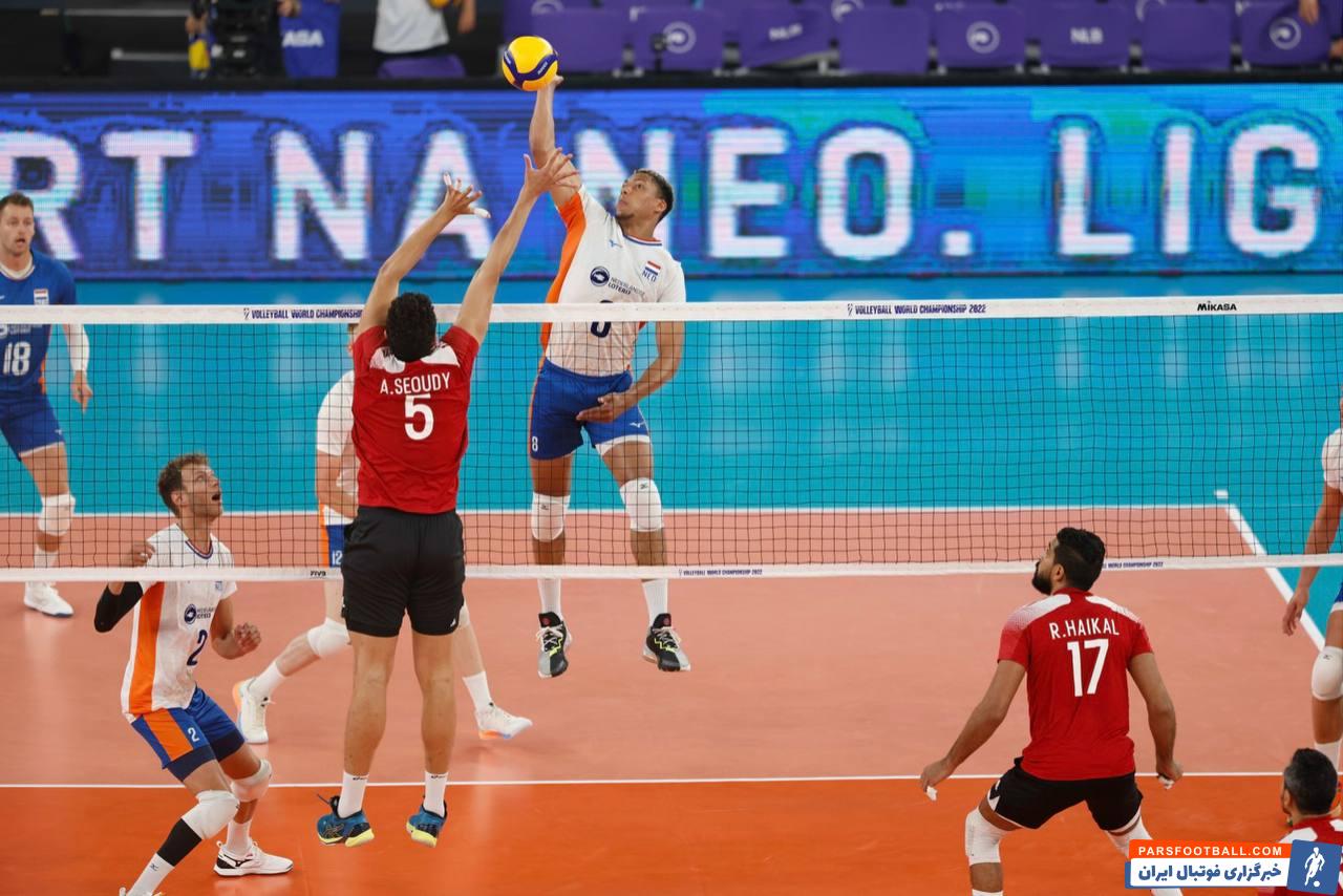 پیروزی آسان هلند برابر مصر در رقابت های والیبال قهرمانی جهان