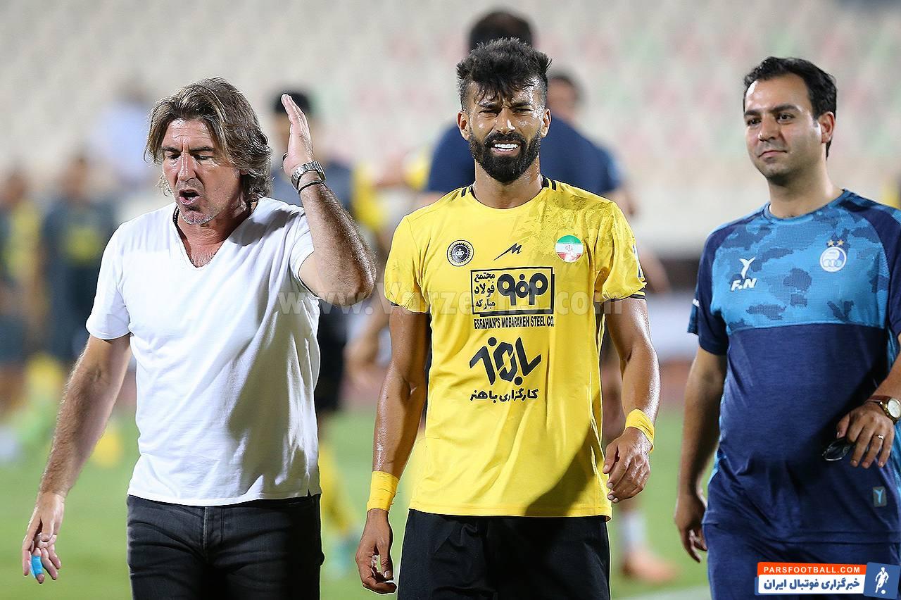 درگیری لفظی ریکاردو ساپینتو و رامین رضاییان