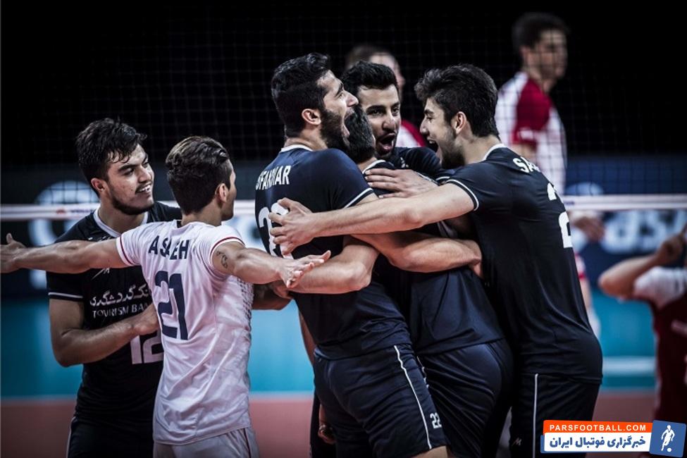 بازیکنان تیم ملی والیبال ایران برای جام واگنر