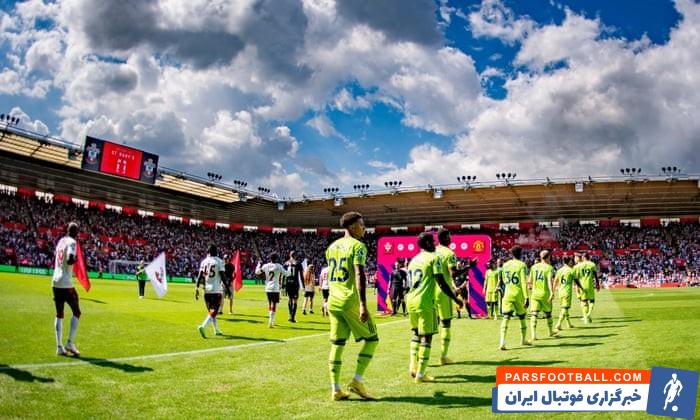 پیروزی دشوار منچستریونایتد در خانه ساوتهمپتون