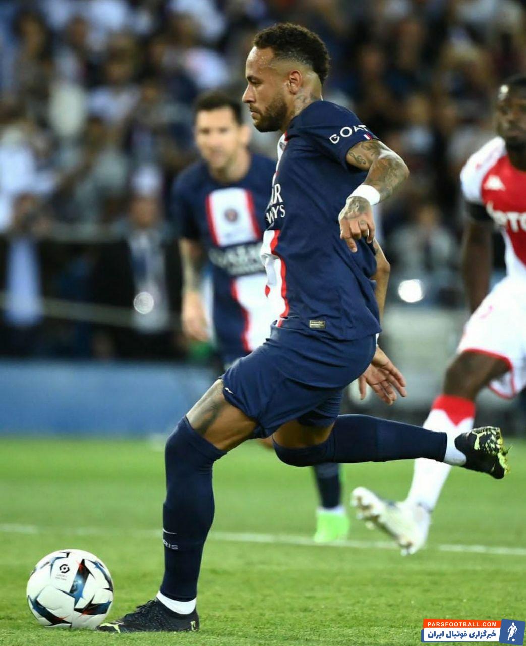 توقف پاری سن ژرمن در پاریس برابر موناکو