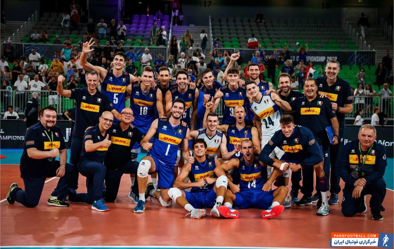 پیروزی بی دردسر ایتالیا برابر کانادا در والیبال قهرمانی جهان