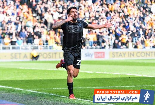 هال سیتی ؛ مصدومیت شدید اللهیار صیادمنش در مقابل برنلی