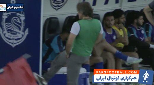 ساپینتو حرکت عجیبی در دیدار مقابل ملوان انجام داد