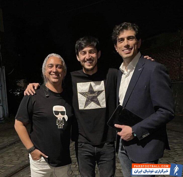 سردار آزمون در کنسرت مازیار فلاحی خواننده پاپ ایرانی ساکن آلمان