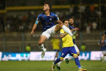 درخشش ابوالفضل جلالی در خط دفاعی استقلال در دیدار برابر نفت مسجدسلیمان