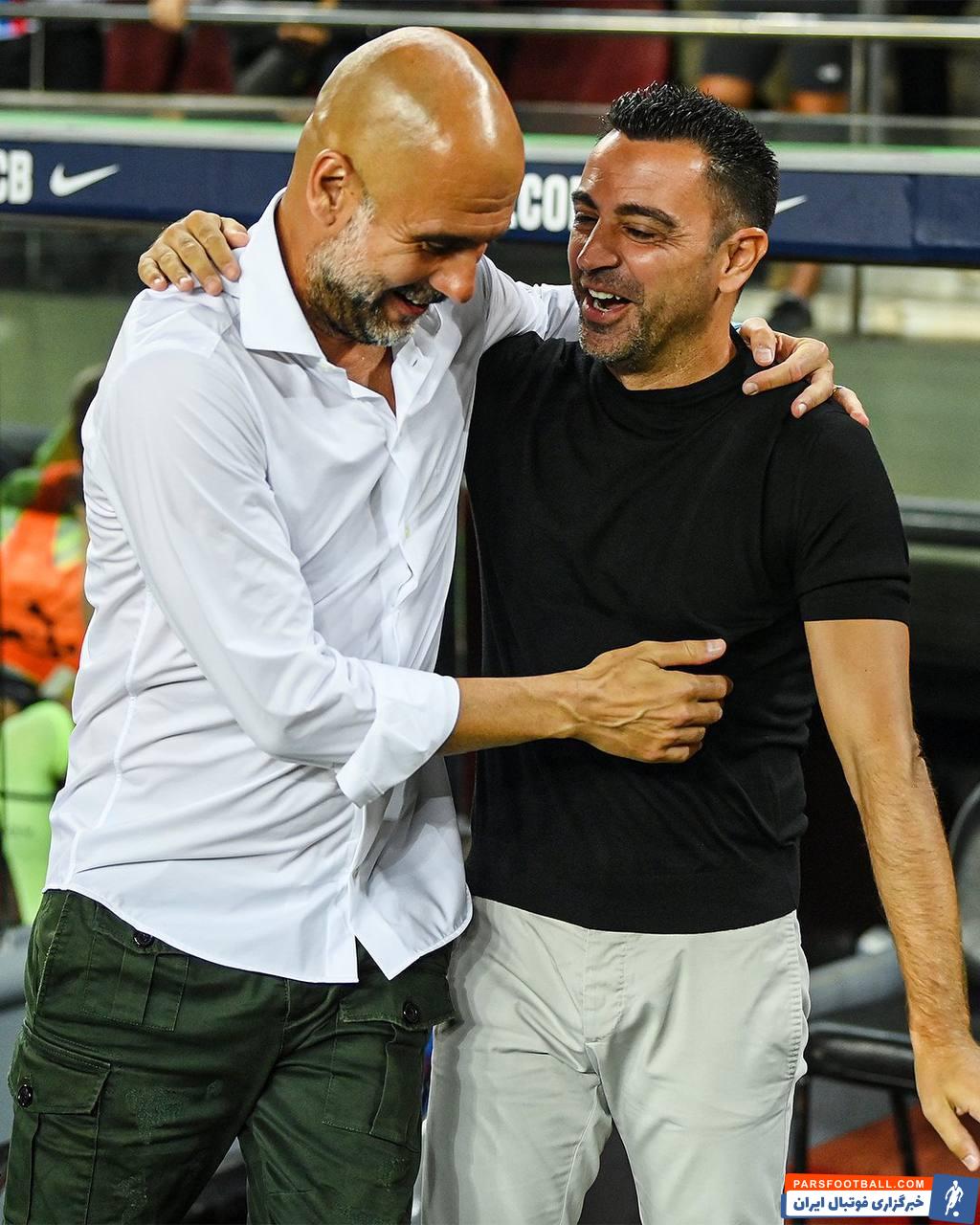 پپ گواردیولا و ژاوی