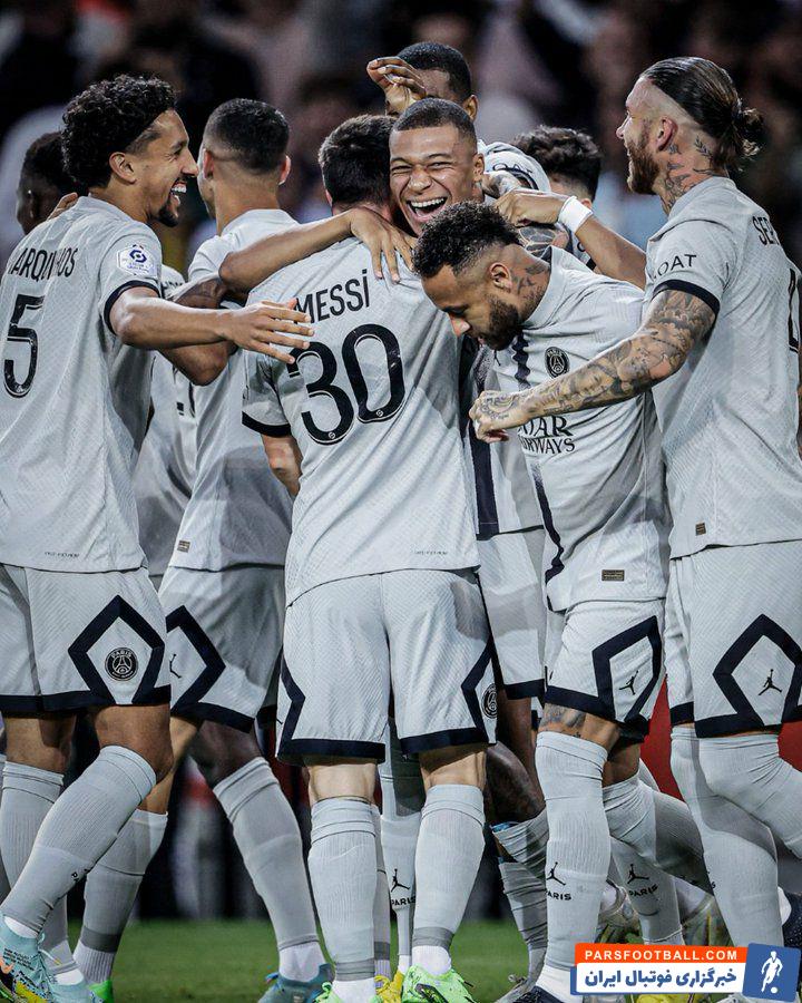 جشنواره گل پاری سن ژرمن در خانه لیل با 7 گل