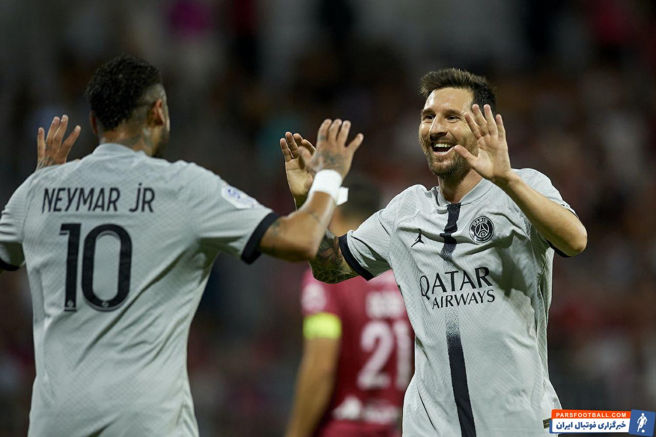 شب درخشان لیونل مسی